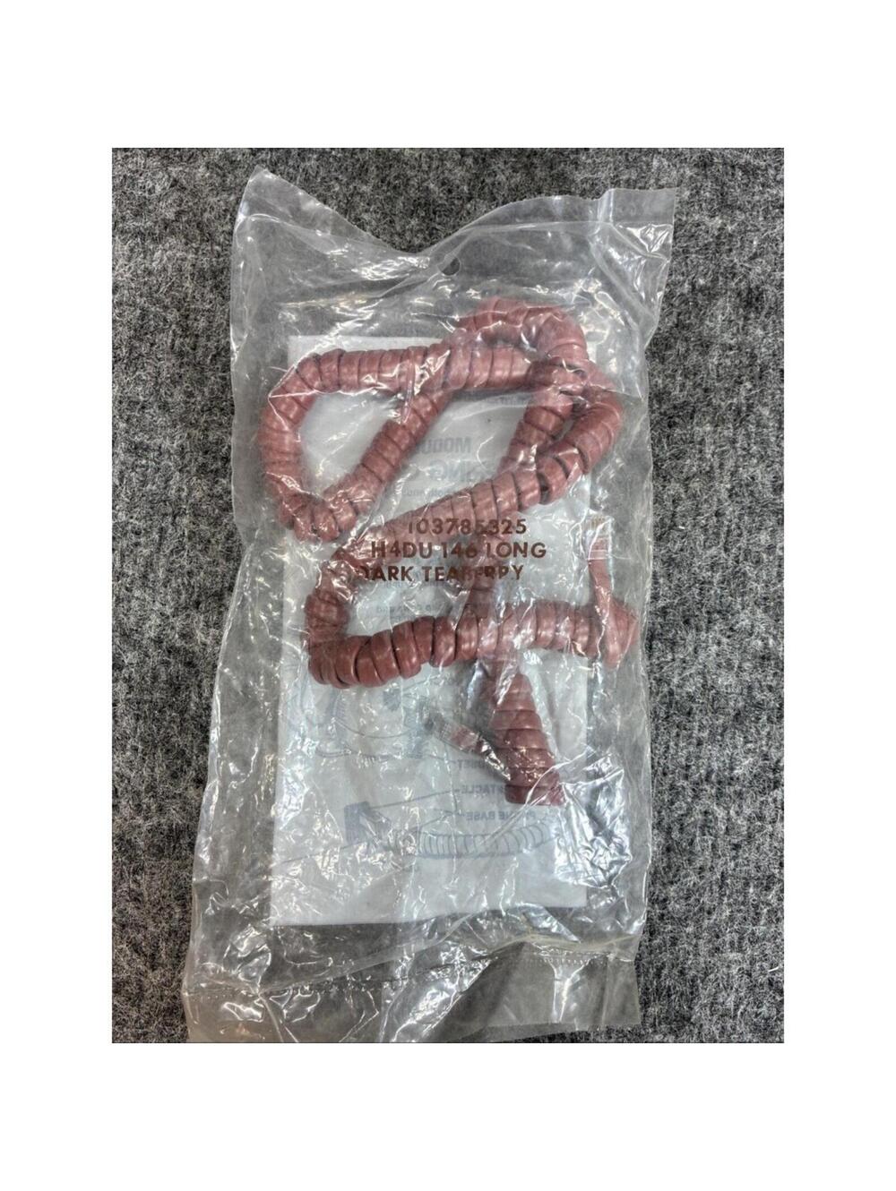 Vintage Western Electric Modular Spring Cord Long Dark Teaberry H4DU 146